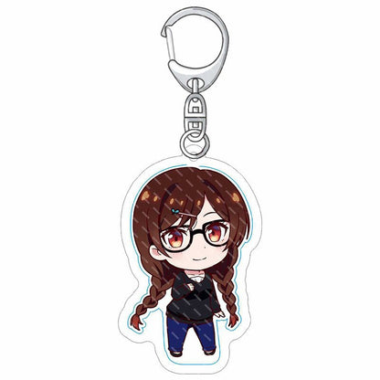 Anime Rent A Girlfriend Kanojo Okarishimasu Charm Keychain Ichinose Chizuru Asami Nanami Sakurasawa Sumi Sarashina Ruka Keyring