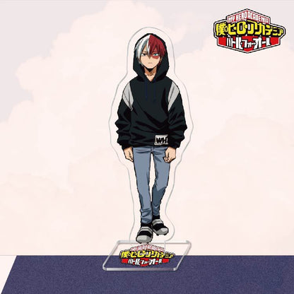 My Hero Academia Anime Figure Todoroki Shoto Acrylic Stands Endeavour Character Model Plate Desk Decor Standing Sign Fans Gifts