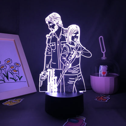 The Last of Us Figure 3d Led Lamp Home Decoration Birthday Gift Manga Night Light Otaku Bedroom Decor Light Cartoon Acrylic Lamp