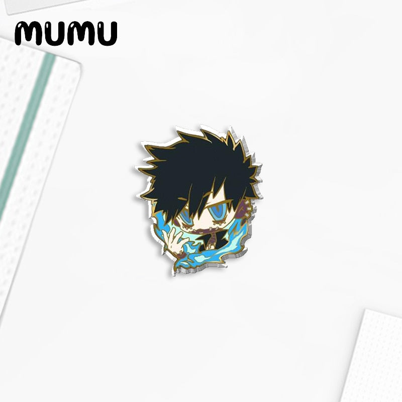 2022 New Anime My Hero Academia Lapel Pin Cute Deku Todoroki Acrylic Brooches Handmade Epoxy Jewelry Shirt Bag Badge