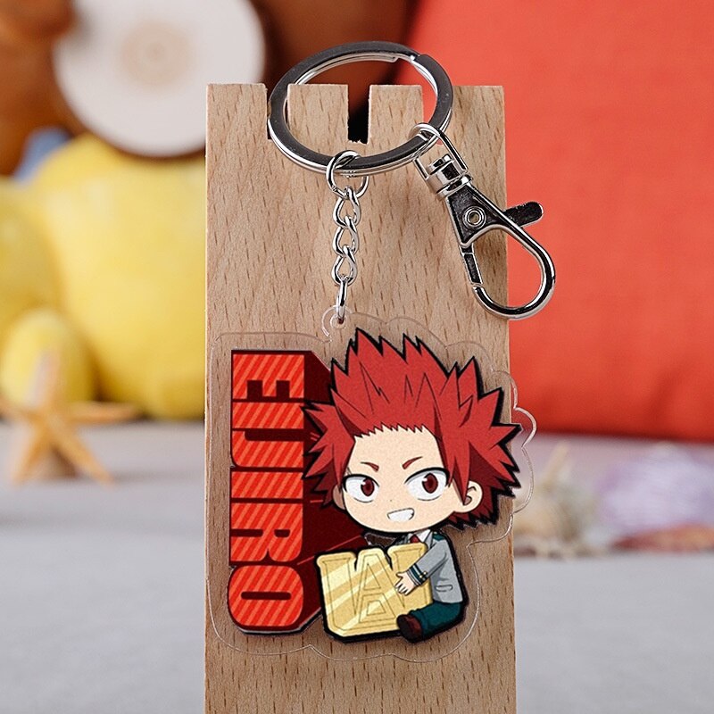 Keychain Anime Character My Hero Academia Deku Acrylic Keyring Japanese Cartoon Bag Handbag Gift For Student Comic Fans