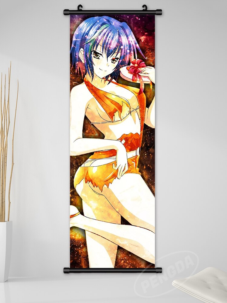 Wall Art Anime Hanging Painting Posters High School DxD Canvas Print Rias Gremory Picture Home Decor Scroll Bedside Background