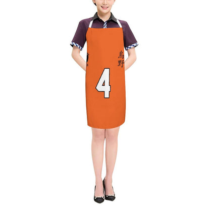 Haikyuu !! Yu Nishinoya Karasuno Jersey Apron Barber