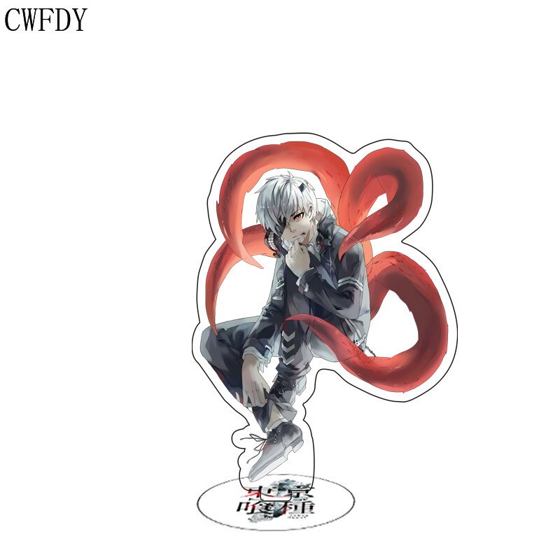 Anime Tokyo Ghoul Arcylic Stand Model Plate Holder Desktop Decor Kaneki Ken Haise Sasak Acrylic Stand Model Toys Keychain 15cm