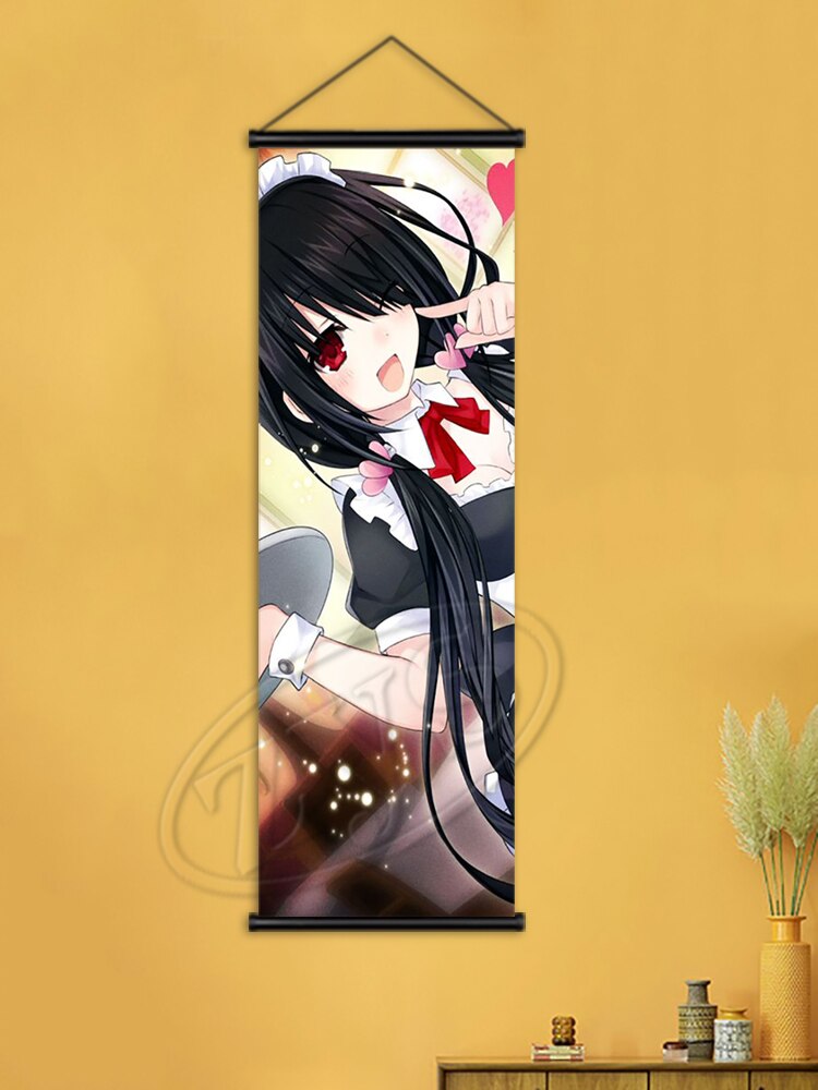 Classic Art Japanese Anime Poster Canvas Date a Live Painting HD Print Wall Home Cudros Hanging Scrolls Mural Bedroom Decoration