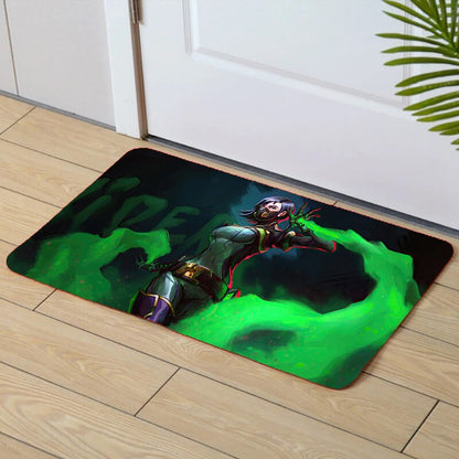 Carpet Living Room Valorant Diatom Ooze Non-slip and Washable Kitchen Mat Diatomaceous Earth Mat Home Decoration Rug Door Mats