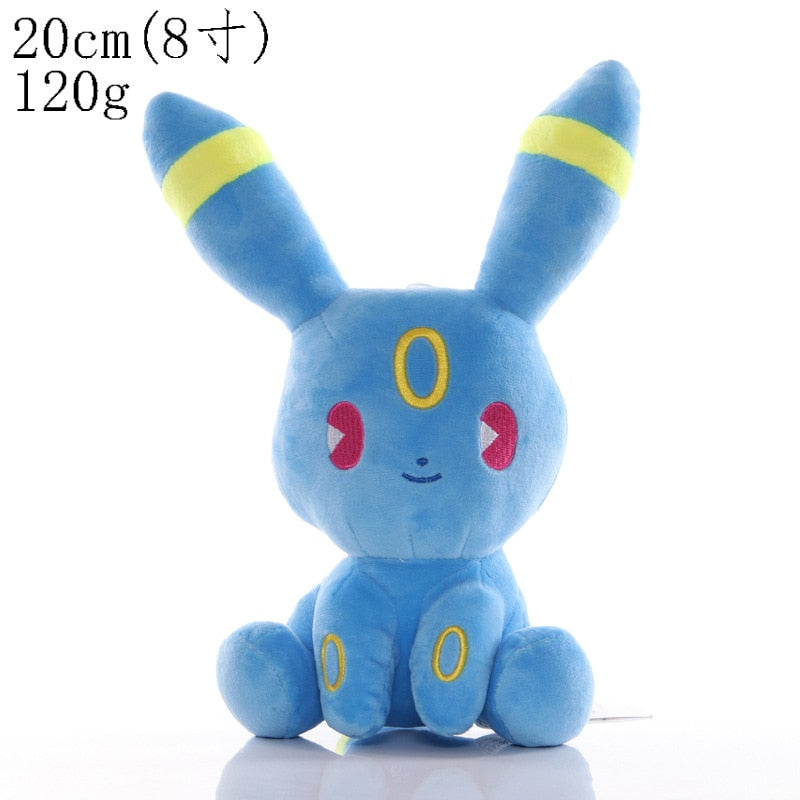 Pokemon Eevee Evolution Peluche Plush Toy Flareon Vaporeon Espeon Umbreon Leafeon Sylveon Pikachu Stuffed Doll Kid Xmas Gift