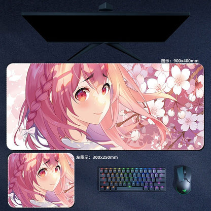 Anime Rent A Girlfriend Mouse Pad Ichinose Chizuru Mami Sumi Ruka Mousepad Computer Laptop Gamer Pad Gaming Accessories Desk Mat