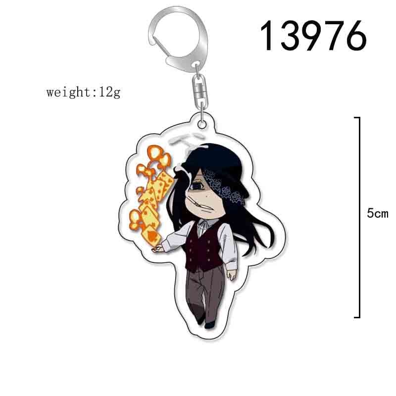 Anime Fire Force Key Chains Keychain Cosplay Acrylic Pendant Keyring Christmas Gift Prop