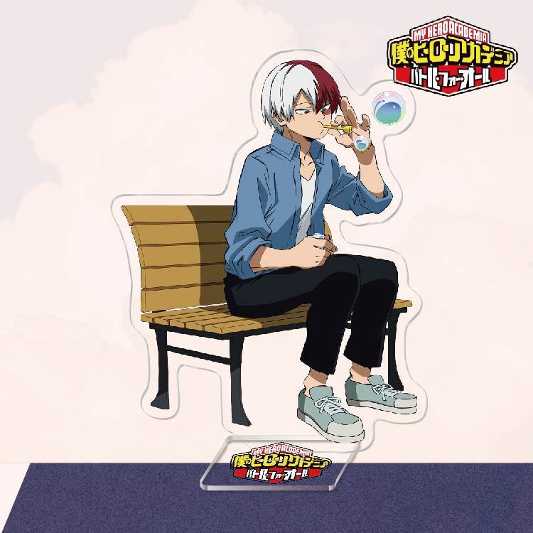 My Hero Academia Anime Figure Todoroki Shoto Acrylic Stands Endeavour Character Model Plate Desk Decor Standing Sign Fans Gifts