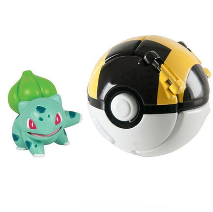 Pokemon Ball Pokeball Anime Figure Pikachu Squirtle Pocket Monster Variant Pokémon Elf Ball Toy Action Model Gift