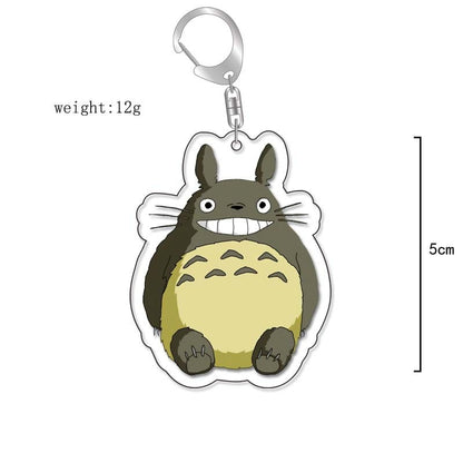 Anime Kiki&#39;s Delivery Service MY NEIGHBOUR TOTORO Spirited Away Cosplay Keychain Acrylic Pendant Backpack Props Accessories Gift