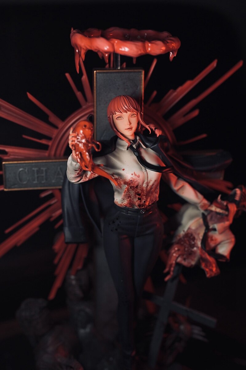 Anime Figure Makima Chainsaw Man Toy Doll Model Action Figuine 43CM Premium Denji Pochita Collectible Model Doll Toys PVC