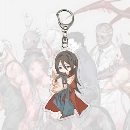 Game Dead by Daylight Gothic Figures Pendant Key Chain The Huntress Trapper Wraith Hillbilly Anime Theme Acrylic Metal Keychain