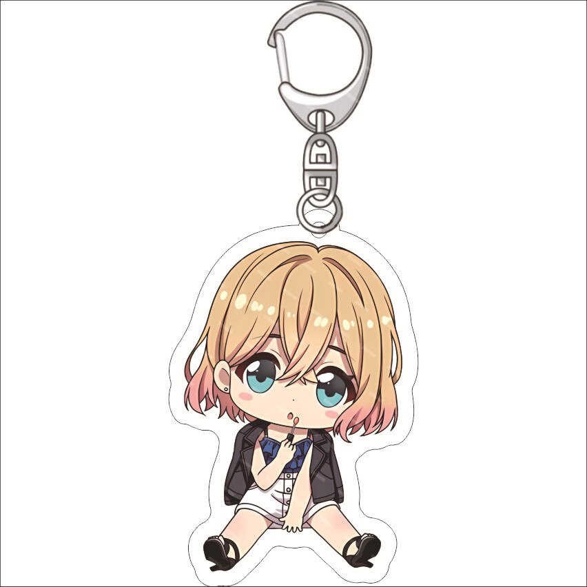 Rent A Girlfriend Keychain Anime Ichinose Chizuru Nanami Mami Sarashina Ruka Sakurasawa Sumi Cute Mold Acrylic Keyrings Jewelry