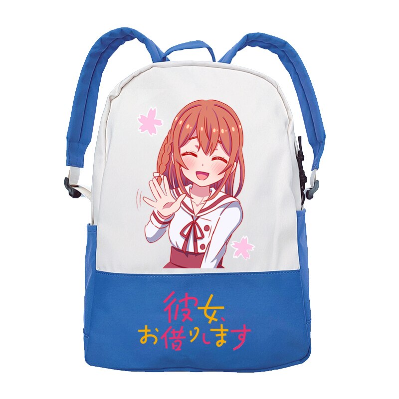 Anime Rent A Girlfriend Manga Kanojo Okarishimasu Patchwork Casual Kawaii Shoulder Schoolbag Backpacks