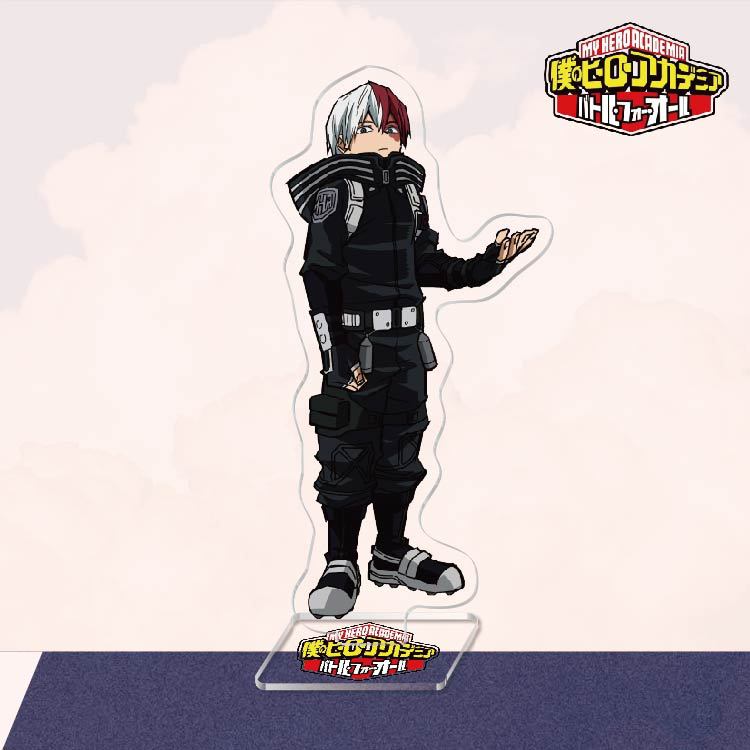 My Hero Academia Anime Figure Todoroki Shoto Acrylic Stands Endeavour Character Model Plate Desk Decor Standing Sign Fans Gifts