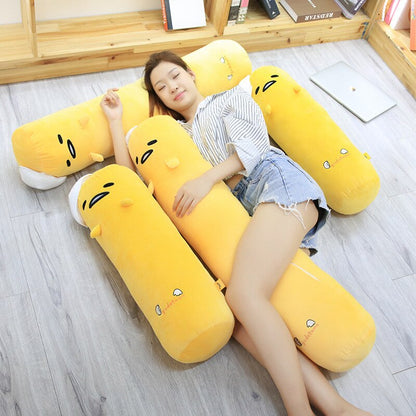 Gudetama Sanrio Long Pillow Japanese Style Sofa Decorative Pillow Hug Plush Toy Stuffed Anime Plushies Xmas Gifts For Girl Washable