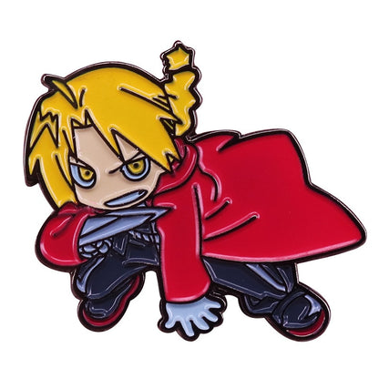 Japan Anime  FULLMETAL ALCHEMIST Enamel Pins Metal Brooch Badge Fashion Jewellery Lapel Hat Backpack Accessory Gifts