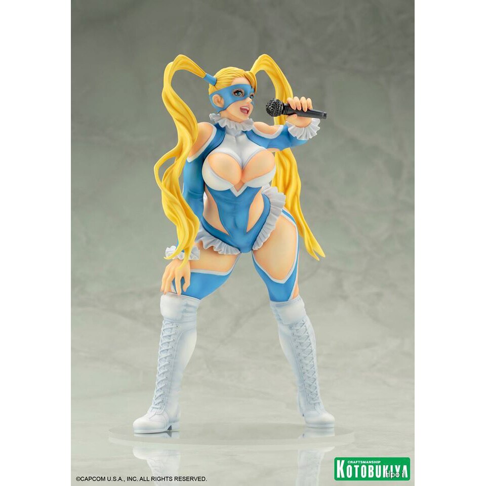 Stock Original Kotobukiya Nanakawa Mika Rainbow Mika BISHOUJO STATUE Street Fighter X Bishoujo Super Street Anime Figure Model