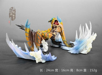 Collector&#39;s Edition Monster Hunter Prototype Production Big Tigrex Hand-held Male Fire Dragon Ornament Figure Toys