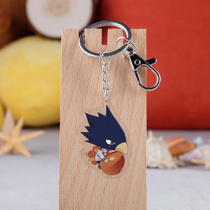 Keychain Anime Character My Hero Academia Deku Acrylic Keyring Japanese Cartoon Bag Handbag Gift For Student Comic Fans