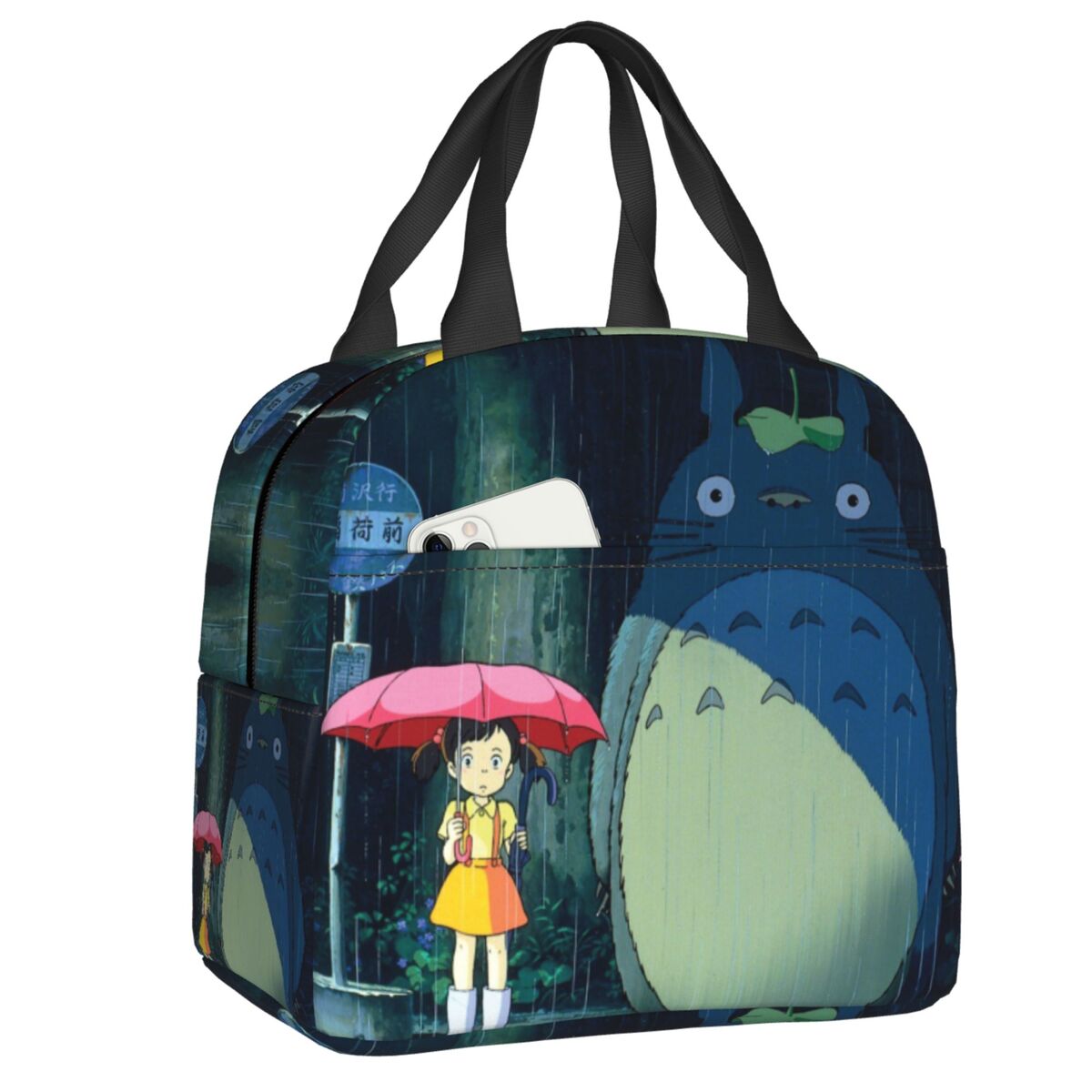 My Neighbor Totoro Lunch Bag Cooler Thermal Insulated Studio Ghibli Anime Hayao Miyazaki Lunch Box for Women Children School