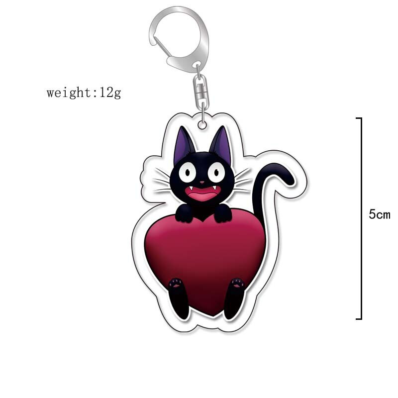 Anime Kiki&#39;s Delivery Service MY NEIGHBOUR TOTORO Spirited Away Cosplay Keychain Acrylic Pendant Backpack Props Accessories Gift