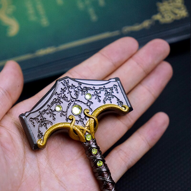 God of War Alloy Game Peripherals Models Pendant Anime Kratos Weapon Metal Replica Miniature Decoration Blade of Chaos Ornaments