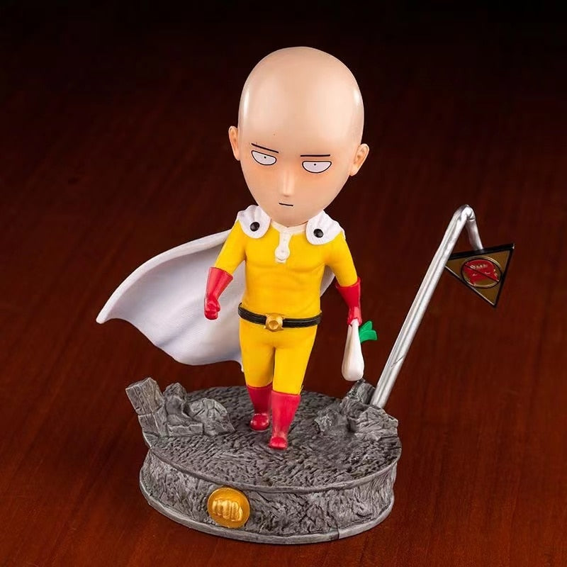 One Punch Man Anime Figure Saitama Version Q Buy Vegetables Interest  Action Figure Collection Model Dolls Toys Free Shipping