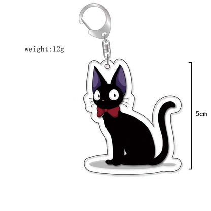 Anime Kiki&#39;s Delivery Service MY NEIGHBOUR TOTORO Spirited Away Cosplay Keychain Acrylic Pendant Backpack Props Accessories Gift