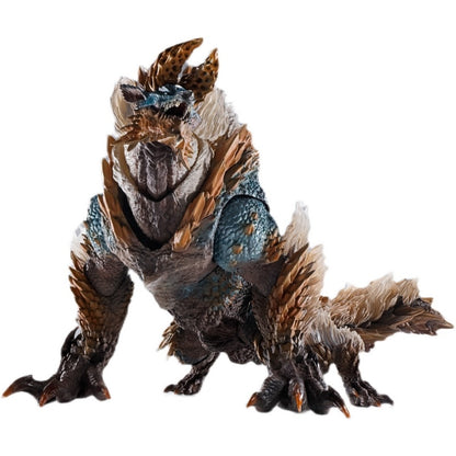 Original Bandai S.H.MonsterArts Monster Hunter World Iceborne Comic MHP Kinoga Zinogre Shm Action Figure Doll Model Children Toy