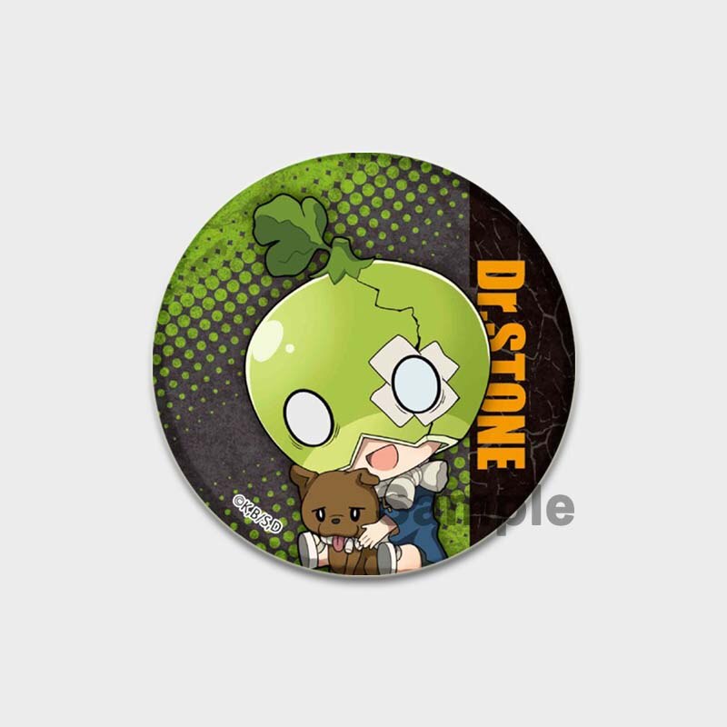 Dr. Stone Lapel Pins Cute Cartoon Figure Enamel Pin Manga Badges for Backpacks Brooches on Clothes Jewelry Accessories Fans Gifts