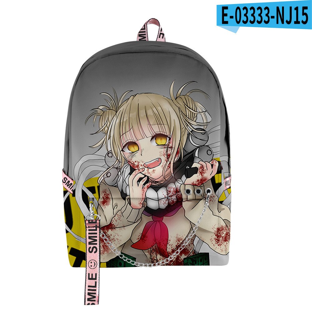 Fashion Novelty My Hero Academia Student School Bags Unisex 3D Print Oxford Waterproof Notebook multifunction Travel Backpacks