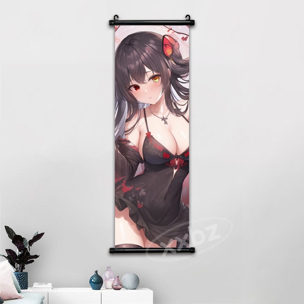 Anime Date A Live Poster Wall Art Canvas Kawaii Princess Pictures Modern Painting Tokisaki Kurumi Hanging Scroll Home Decor Gift