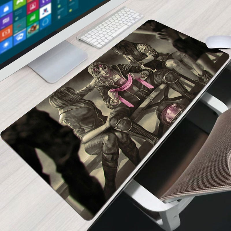 Large Mouse Pad Gamer Dead By Daylight Pc Gaming Accessories Mousepad Deskmat Non-slip Mat Mousepad Mats Keyboard Cabinet Pads