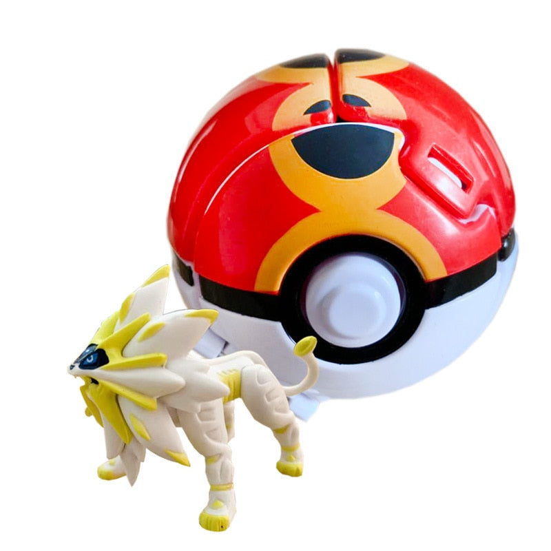 Pokemon Ball Pokeball Anime Figure Pikachu Squirtle Pocket Monster Variant Pokémon Elf Ball Toy Action Model Gift