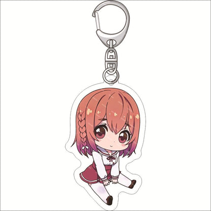 Rent A Girlfriend Keychain Anime Ichinose Chizuru Nanami Mami Sarashina Ruka Sakurasawa Sumi Cute Mold Acrylic Keyrings Jewelry