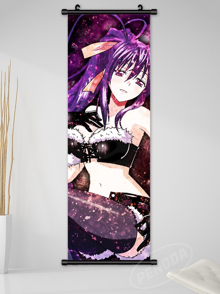 Wall Art Anime Hanging Painting Posters High School DxD Canvas Print Rias Gremory Picture Home Decor Scroll Bedside Background