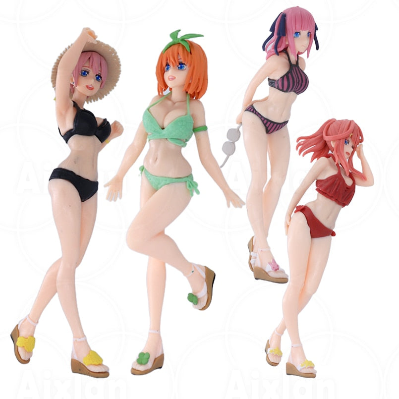 20cm The Quintessential Quintuplets Figure Anime Nakano Miku Action Figure Nakano Ichika Nino Yotsuba Itsuki Figurine Model Doll