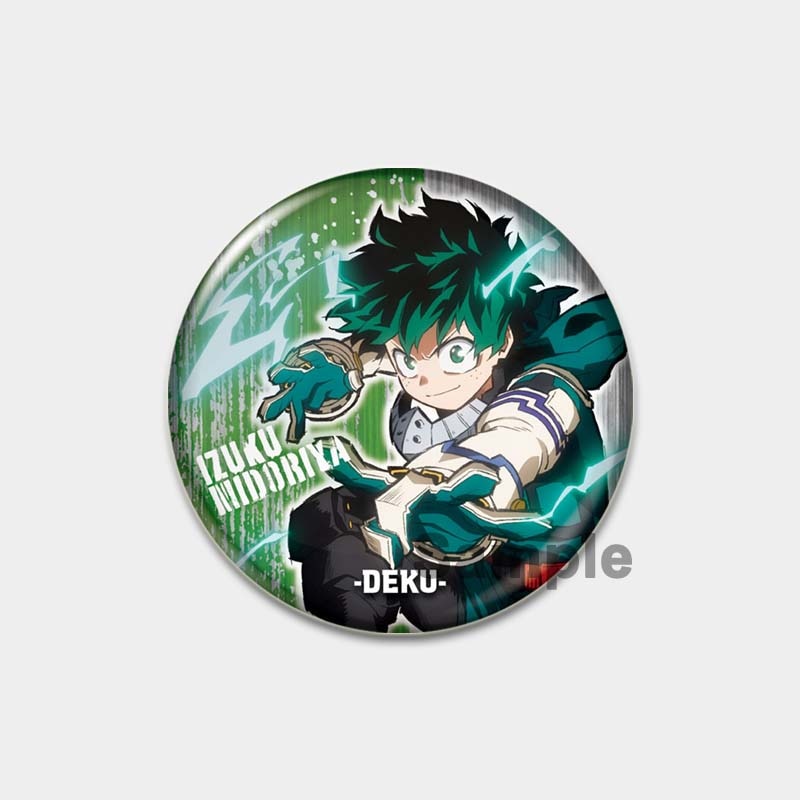 Fashion Jewelry Accessories Anime My Hero Academia Brooch Enamel Pin Cartoon Cosplay Badge for Clothes Backpack Decoration Gifts