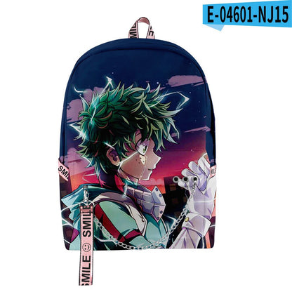 Fashion Novelty My Hero Academia Student School Bags Unisex 3D Print Oxford Waterproof Notebook multifunction Travel Backpacks