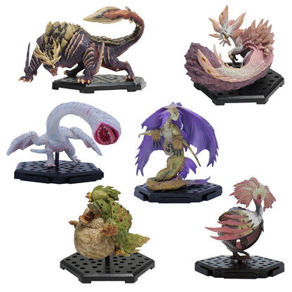 NEW CASHAPON Monster Hunter World Vol:18 Limited PVC Models Dragon Action Figure Japanese Genuine Kids Toy Gifts