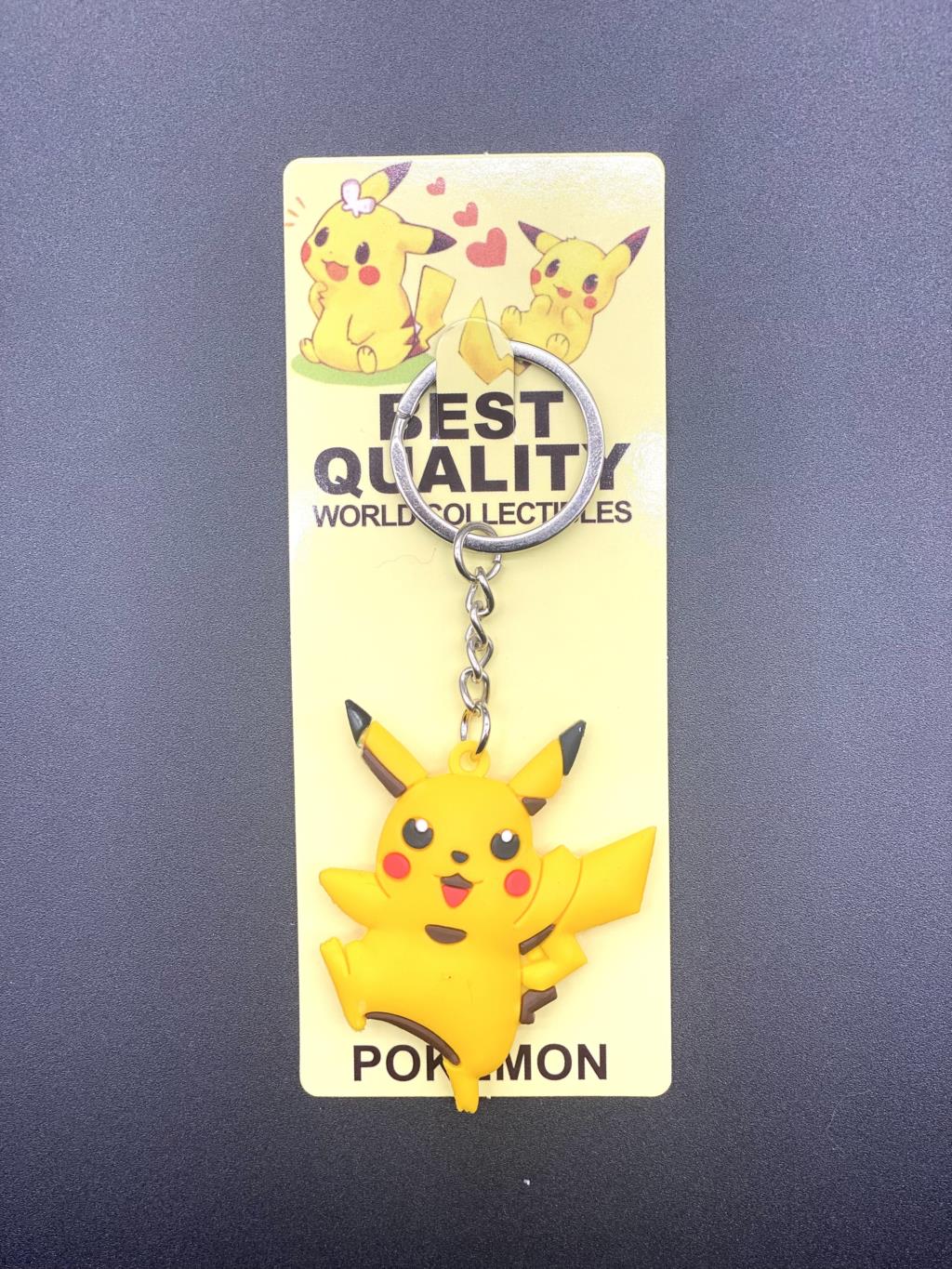 38style Pokemon Anime Action Figures Pikachu Alloy Silicone Keychain Accessories Pendant Bag Key Ring Pendant Birthday Gifts