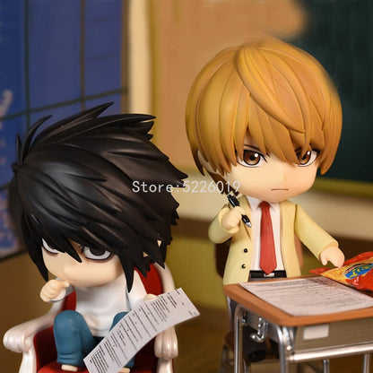 10cm Death Note Anime Figure 1160# Yagami Light Action Figure Death Note Yagami Light 1200# L Lawliet Figurine Model Doll Gift