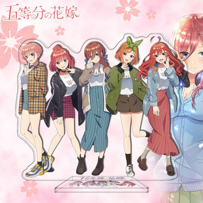 Garland Theme Anime The Quintessential Quintuplets Acrylic Stand Model Plate Nakano Ichika Nino Miku Yotsuba Itsuki Standee Gift