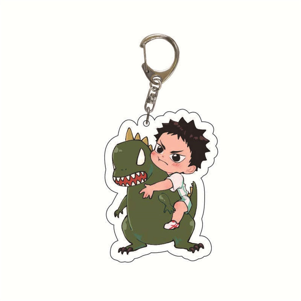 Cartoon Volleyball Boy Key Chain Ring Anime Haikyuu!! Keyring Cute Keychain Sleutelhanger New Keychain Accessories Pendant Gift