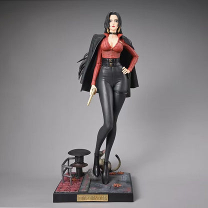 Anime One Piece Boa Hancock Large Action Figure Sexy 50cm Statue Gk Model Figurines Toys Christmas Gift Collector Decorations