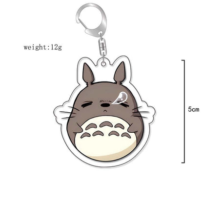 Anime Kiki&#39;s Delivery Service MY NEIGHBOUR TOTORO Spirited Away Cosplay Keychain Acrylic Pendant Backpack Props Accessories Gift