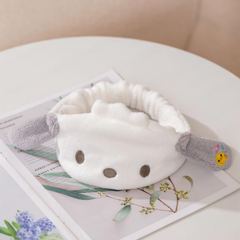 Hangyodon Cartoon Cute Hair Hoop Sanrio Pachacco Creative Plush Absorbent Towel Hand Wipe Sweet Kawaii Birthday Gift